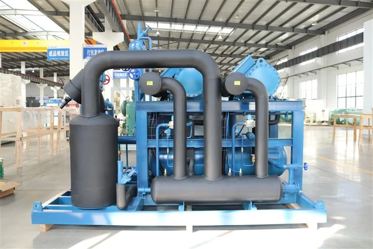 Water Cooled Condensing Unit With Frascold Compressor For Freezing Equipment