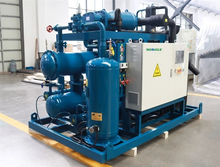 Unidade de refrigeração de baixa temperatura resfriada por água de 80hp