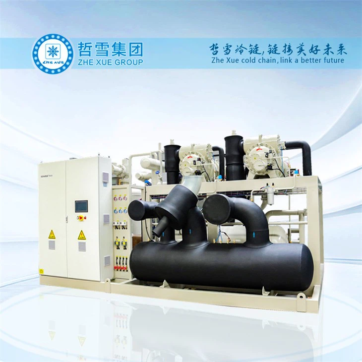 Unidade de condensação resfriada a água com compressor inversor